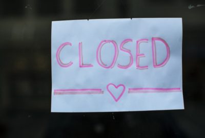 business closed due to coronavirus
